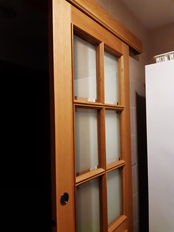 Trabajos carpintero: Instalacion puerta corredera