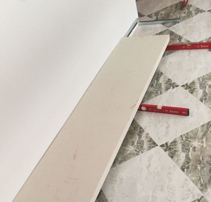 construcción de un mueble de pladur